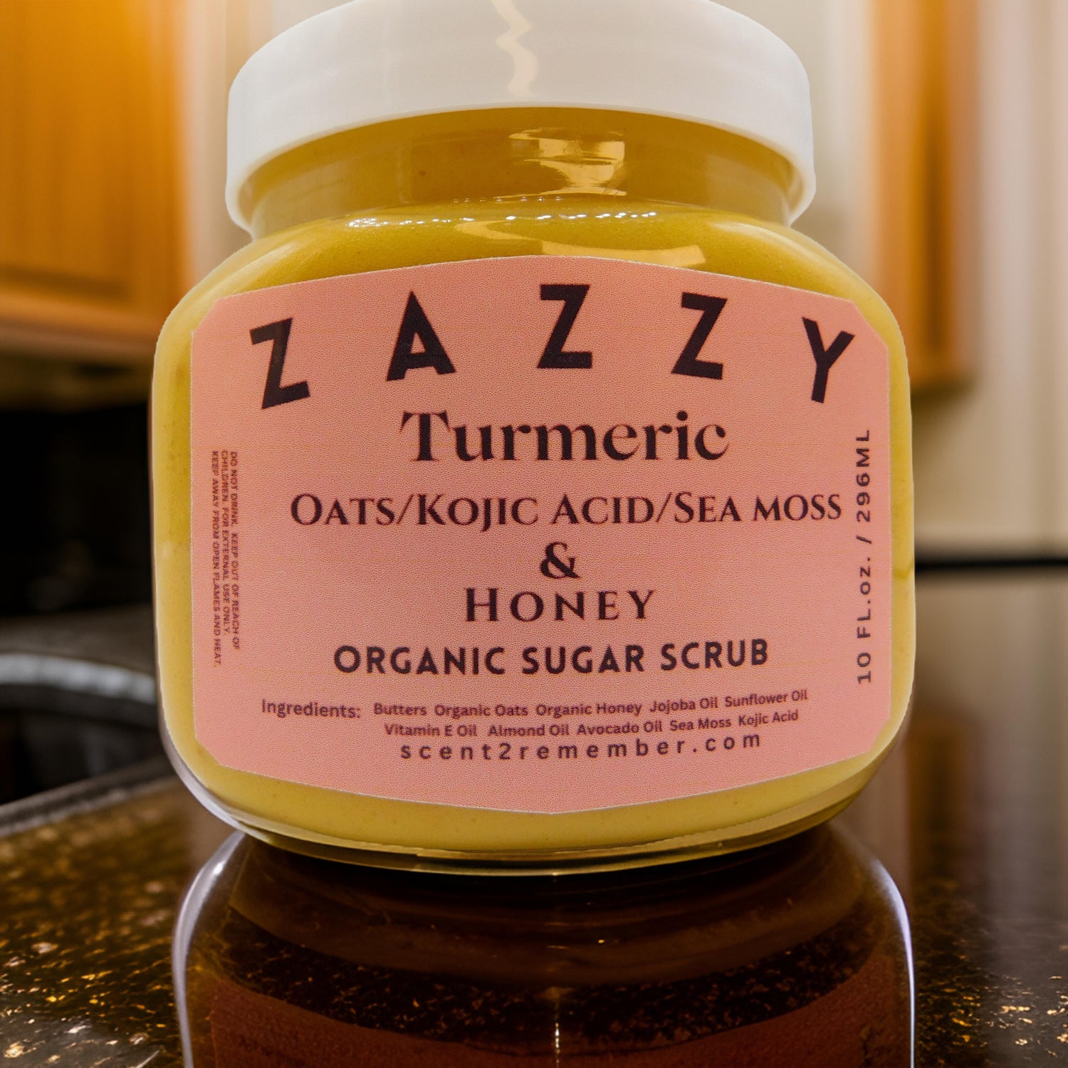 Zazzy Turmeric Kojic Sea Moss Scrub